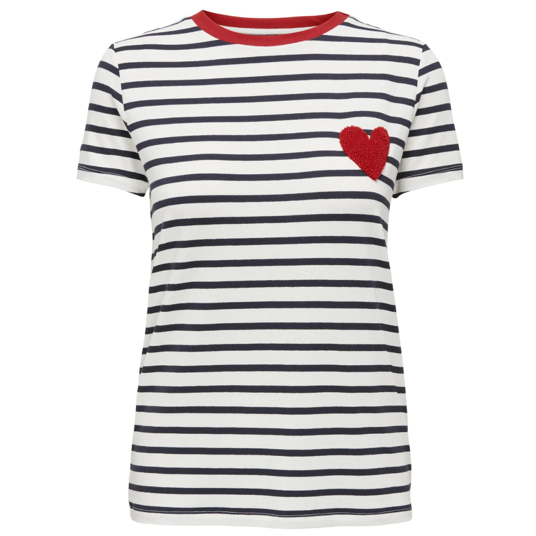 ONLY Ženska Majica ONLHEART RED HEART